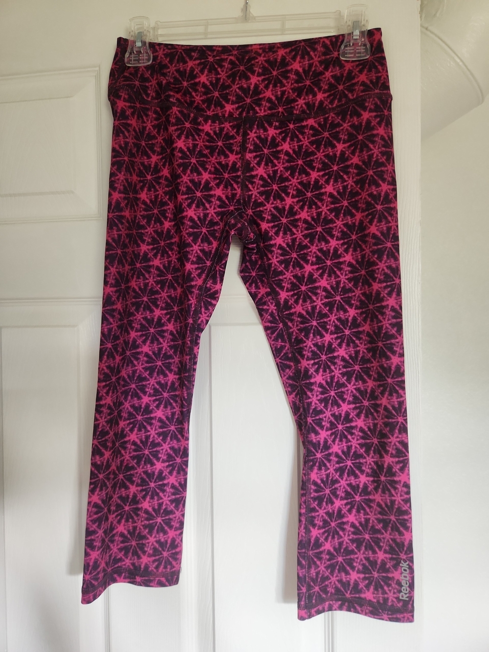 Reebok womens Pink Patterned Active Leggings